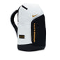 Nike Hoops Elite Backpack White Black Gold Polyester Sports Basketball Travel Laptop School Gym Backpack