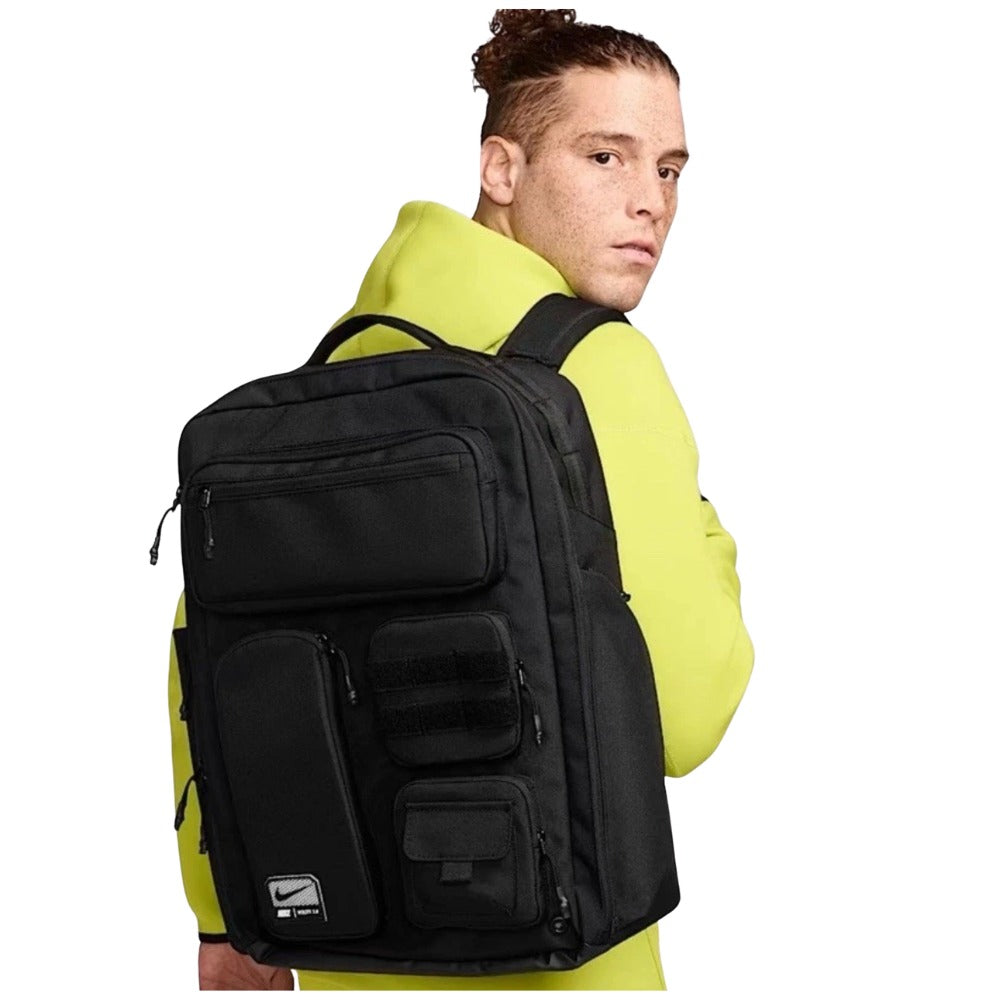 Nike Utility Elite Backpack 37L Black Laptop Travel Gym Tactical Backpack for Men