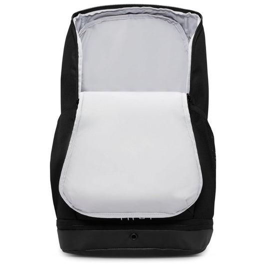 Nike Varsity Elite Backpack 32L Black Metallic Silver Sports Laptop Travel Bag