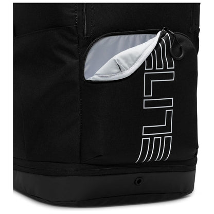 Nike Varsity Elite Backpack 32L Black Metallic Silver Sports Laptop Travel Bag