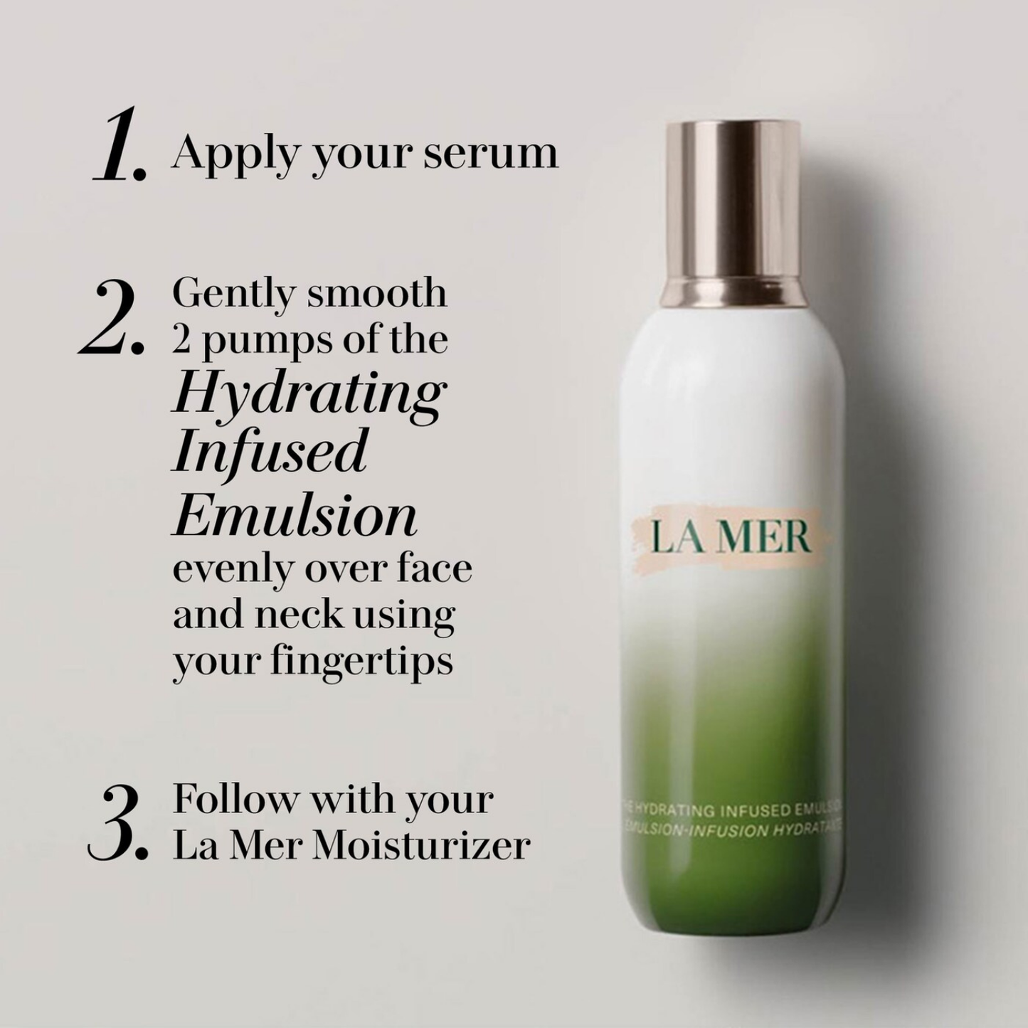La Mer The Hydrating Infused Emulsion for Unisex 4.2oz Emulsion