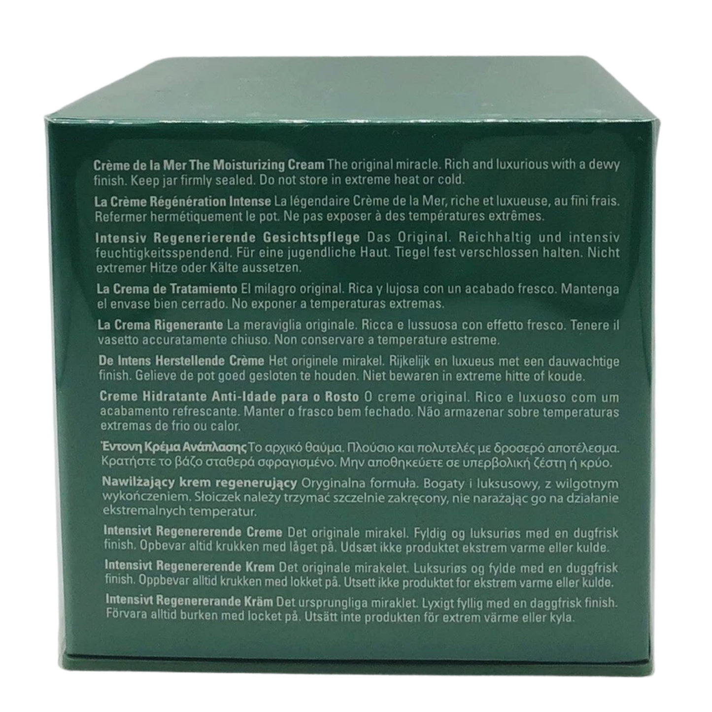 La Mer Creme De La Mer Moisturizing Cream Luxurious Hydrating Face Cream 3.4oz 100ml